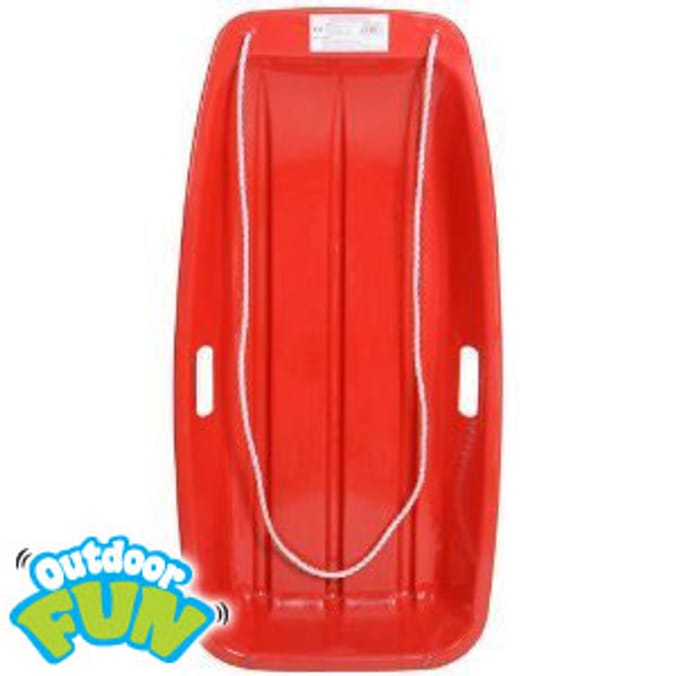 SnowTime FunTime Red Sledge Home Bargains