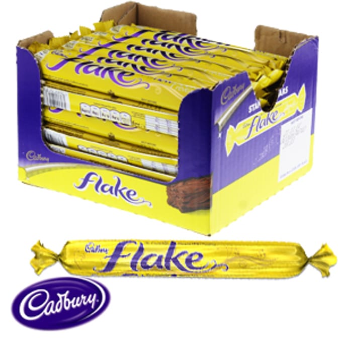 Cadbury Flake Chocolate Bar 32g (Box of 48)