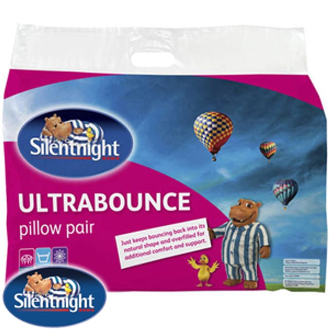 Silentnight Bounceback Pillow Pair Home Bargains