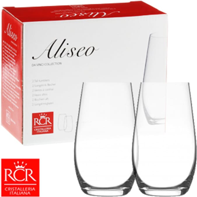 Aliseo 480ml Tall Tumblers (Case of 12) rcr, RCR Cristalleria Italiana