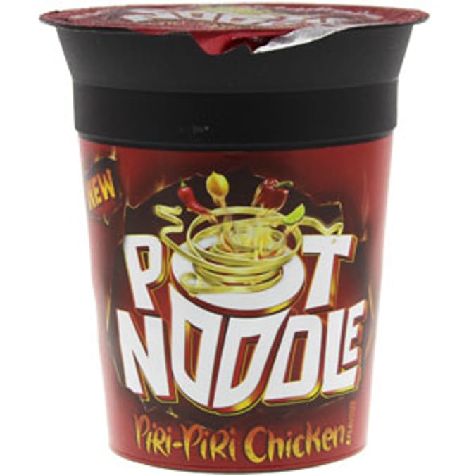 Pot Noodle PiriPiri Chicken (Case of 12 Pots) Home Bargains