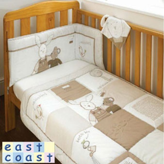 5 piece outlet cot bedding set