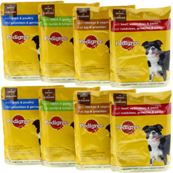 Pedigree Gravy & Meat Dog Food (24 x 300g Pouches)