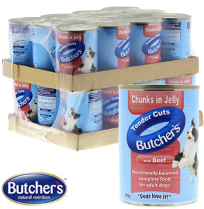 Butchers Tender Cuts Beef in Jelly (24 x 400g Tins) Home Bargains