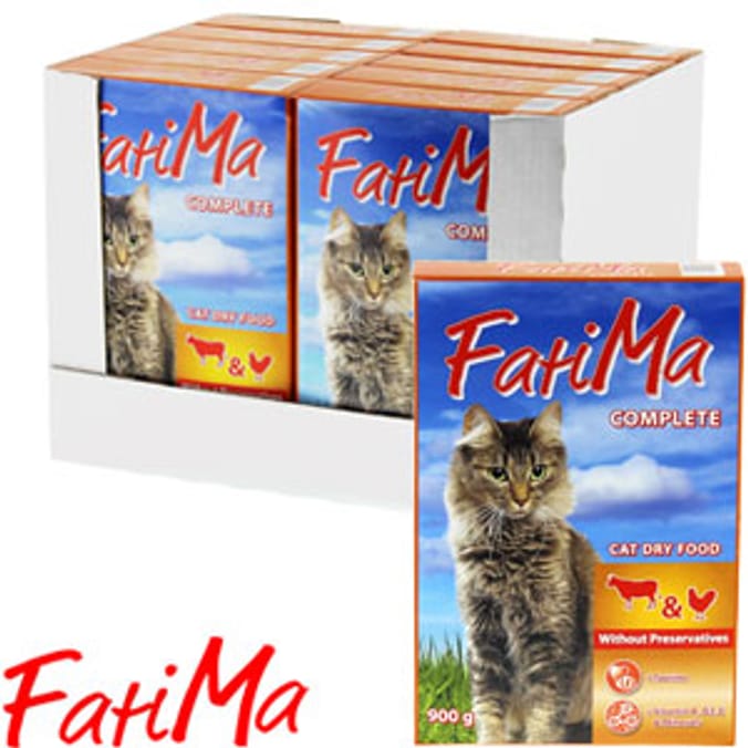 FatiMa Dry Cat Food (Case of 10 boxes) biscuits complete adult Home