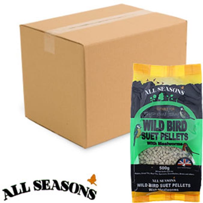 All Seasons Suet Pellets with Mealworms (Case of 20)