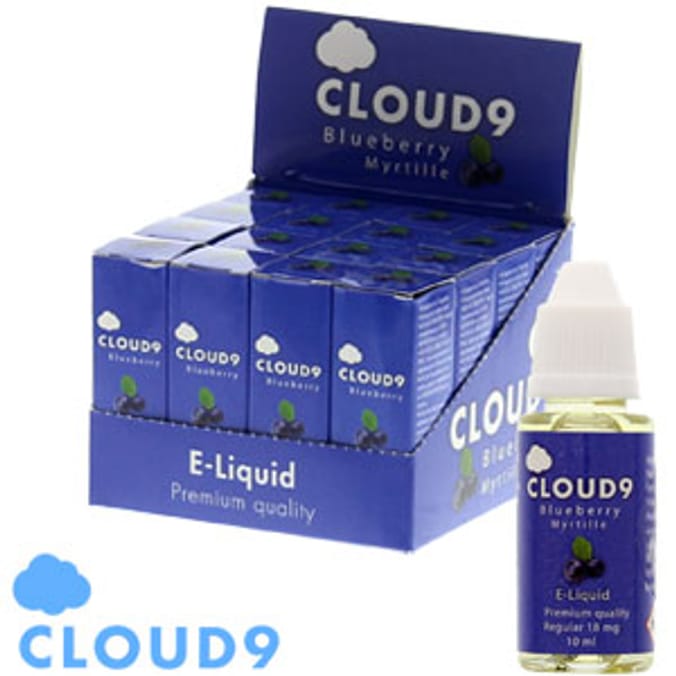 Cloud 9 E-Liquid: Blueberry (16 x 10ml Bottles)