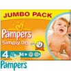 Pampers Simply Dry (74 x Size 4 Maxi Nappies)