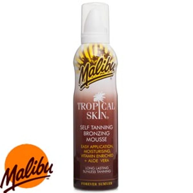 Malibu Tropical Skin Self Tanning Bronzing Mousse Home Bargains