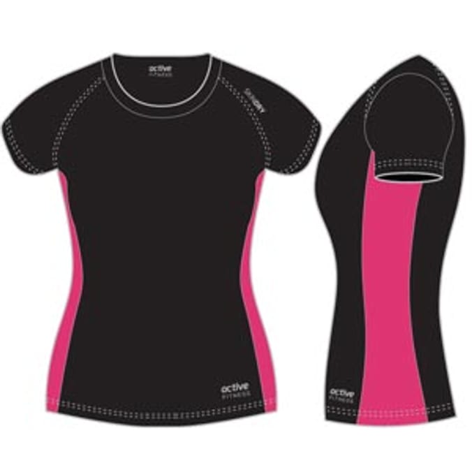 Active Fitness Women's Running TShirtgym exercise tshirt top yoga