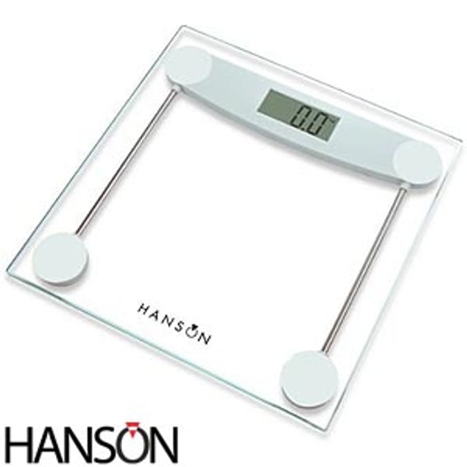 Hanson Electronic Bathroom Scale HX3019 digital scales Home Bargains