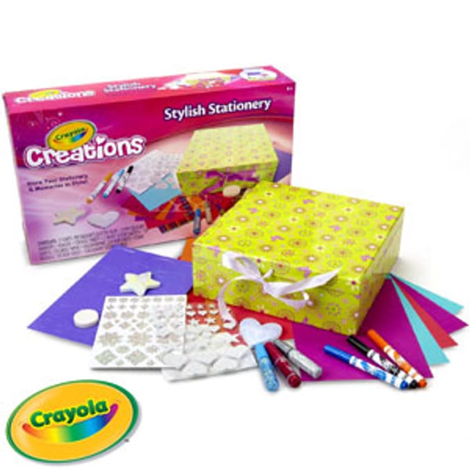 Crayola Creations Stylish Stationery Set stationary kit create arts