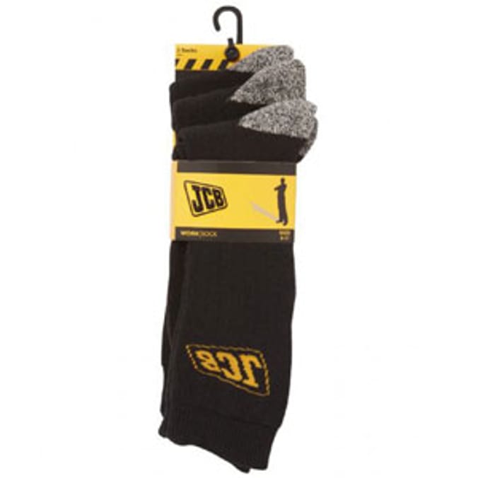 JCB Work Socks (Pack of 3 Pairs)