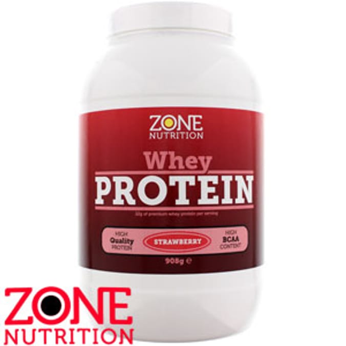 Zone Nutrition Whey Protein: Strawberry 908g