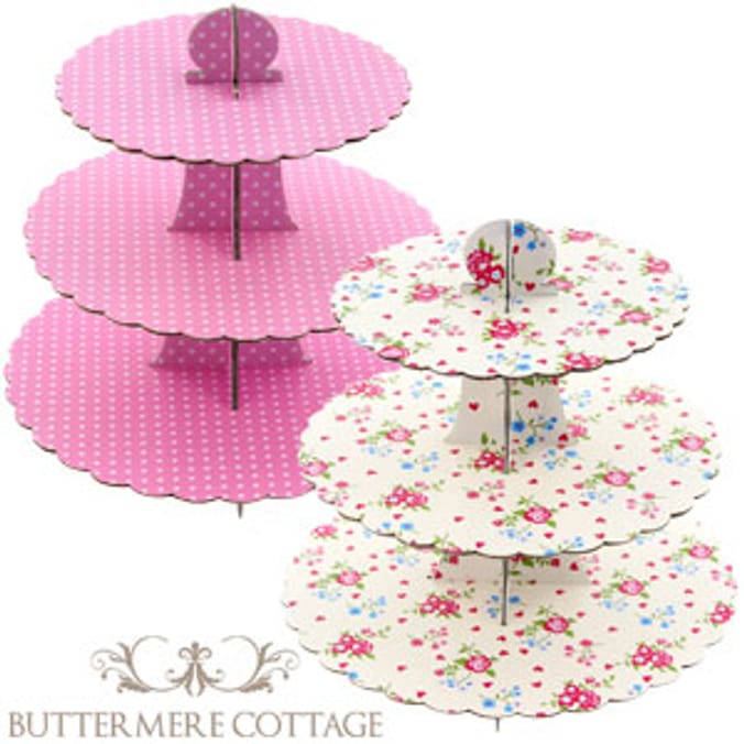 Buttermere Cottage 3 Tier Cake Stand (Case Of 24) professional baking