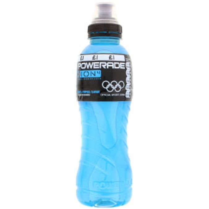 Powerade Berry & Tropical Flavour (Case of 12 Bottles) lucozade fitness drink Home Bargains