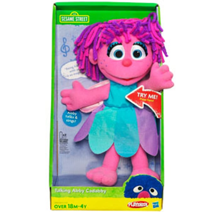 Talking abby cadabby doll on sale