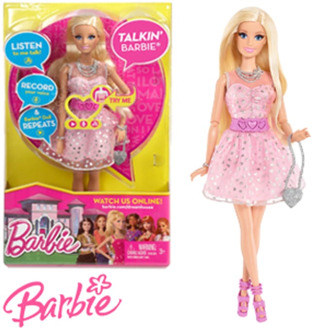 Interactive talking barbie dream house hot sale