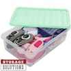 3 x 32 Litre Underbed Storage Platinum Boxes: Mint