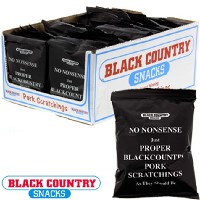 Black Country No Nonsense Pork Scratchings (24 Bags)