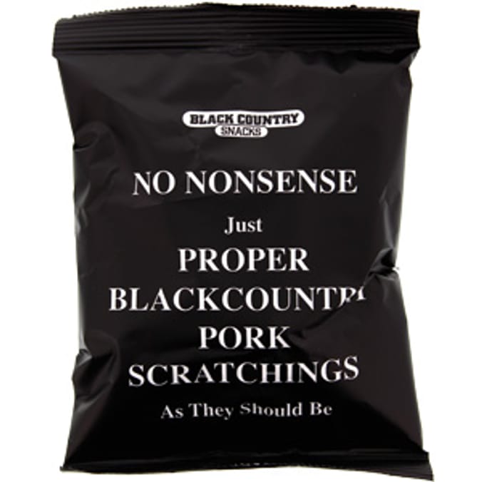 Black Country No Nonsense Pork Scratchings (24 Bags)