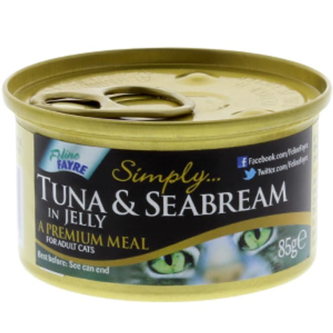 Feline fayre simply 2025 tuna in jelly