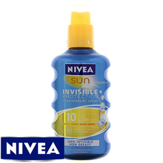 Nivea 200ml Invisible Protection Sun Spray SPF10