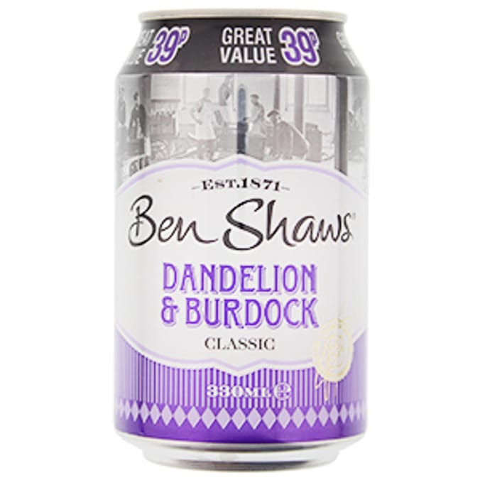 Ben Shaws Dandelion and Burdock (24 x 330ml Cans)