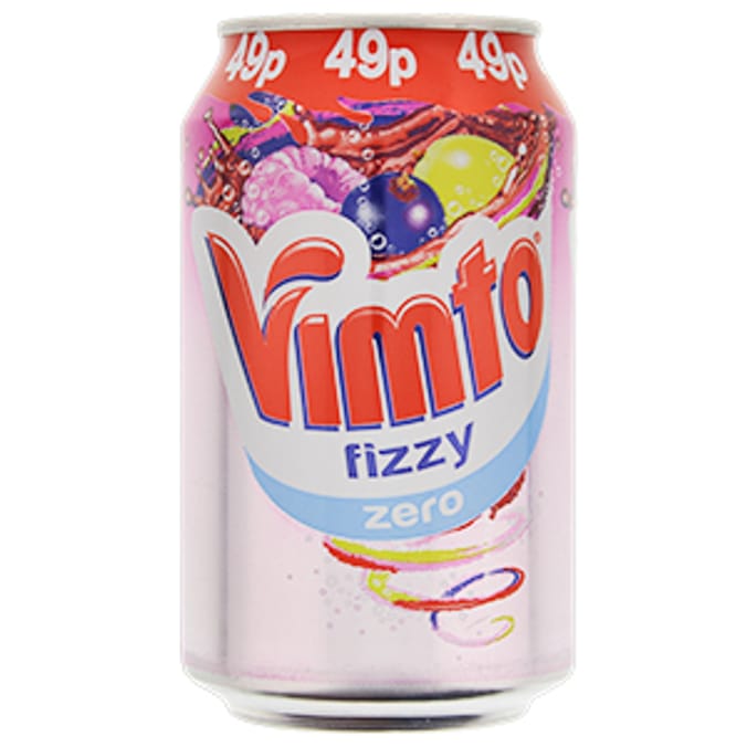 Vimto: Fizzy Zero (24 x 330ml Cans)