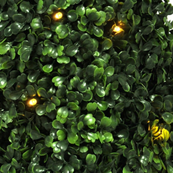 Garden Solar Light Topiary Bush Home Bargains