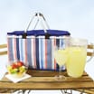 Foldable Picnic Basket: Newquay Nautical