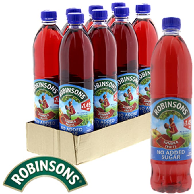 Robinsons Summer Fruits (8 x 1.25 Litre Bottles)