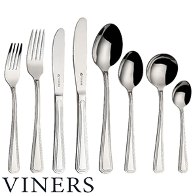Viners 44 Piece Cutlery Set Quay knives forks spoons cutlery