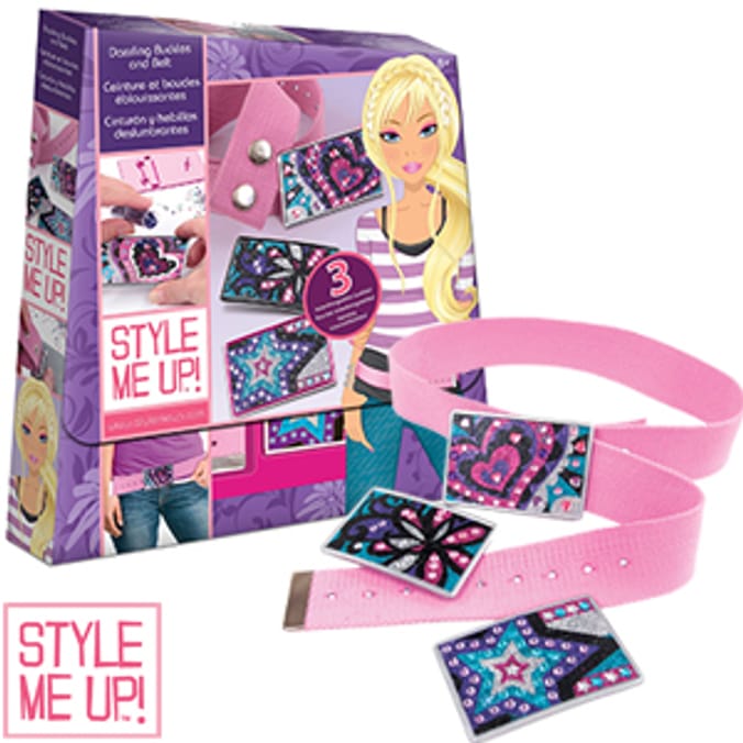Style Me Up Dazzling Buckle and Belt Kit set create design creative craftts art loom bands