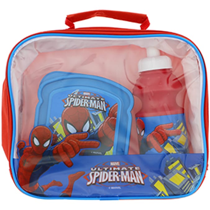 The Ultimate SpiderMan Lunch Bag Set box avengers marvel spiderman
