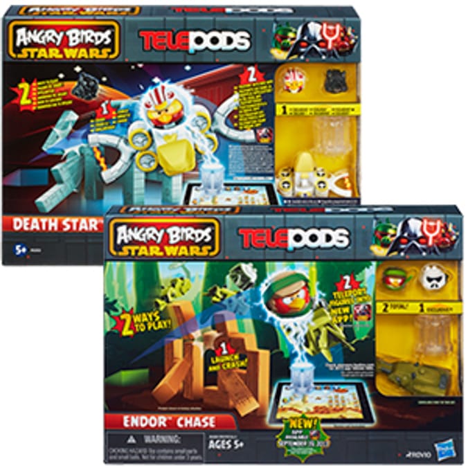 ANGRY BIRDS STAR WARS - TELEPODS pack de 2 figurines et 1 socle