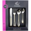 Viners 32 Piece Cutlery Set: Shimmer Gold