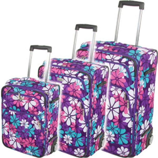 Superior Superlight Trolley Case Floral, cabin cases suit cases