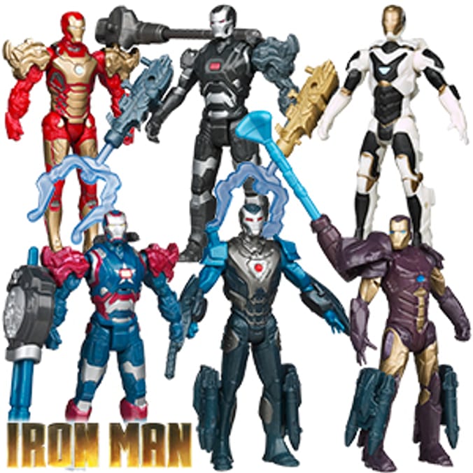 Marvel Iron Man 3 Assemblers (Set of 6) avengers action figures Home