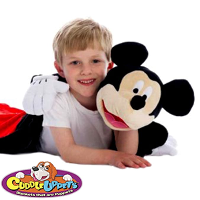 CuddleUppets:Disney Mickey Mouse Clubhouse toddler comforter blanket ...