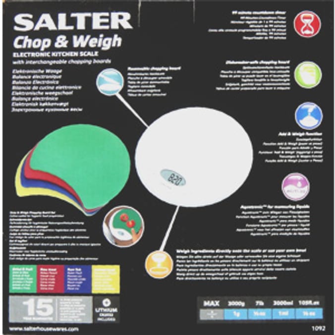 Salter Chop & Weigh Scales