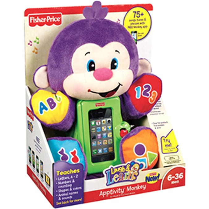 Fisher price laugh and learn sale monkey