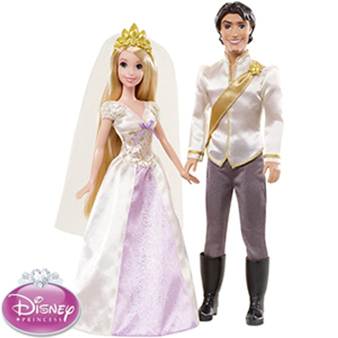 Rapunzel and eugene wedding cheap doll set