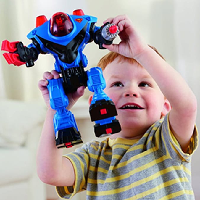 Imaginext Dc Super Friends Superman And Exoskeleton Suit batman