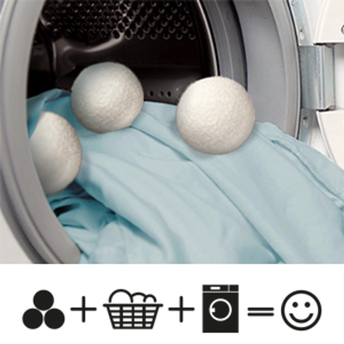 Wooly Tumblers Dryer Balls eco friendly tumble drier cotton fabric