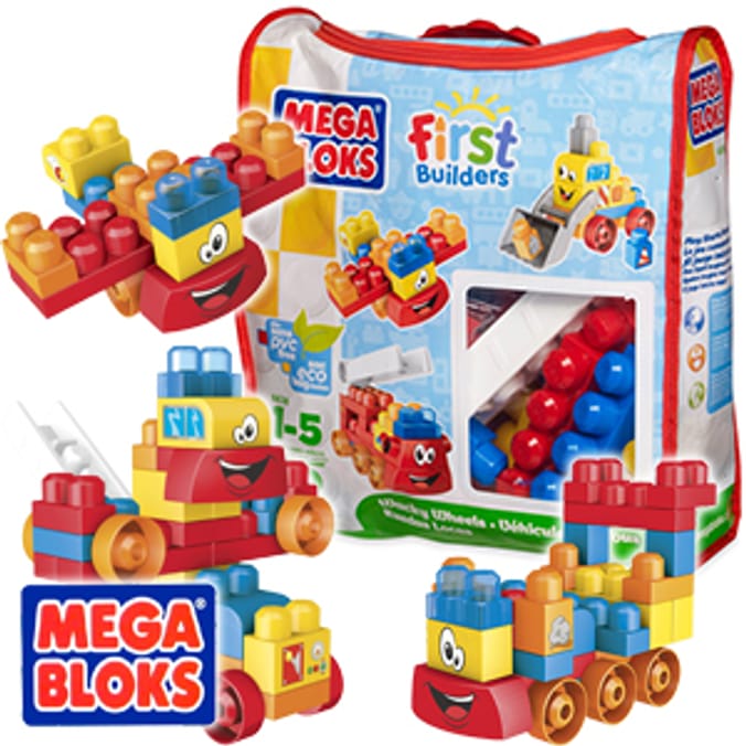 Mega Bloks First Builders Whacky Wheels lego duplo construction