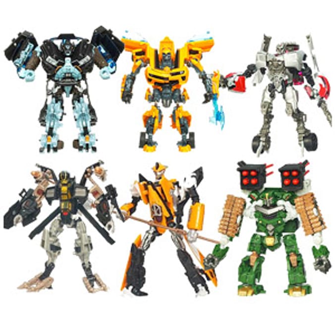 Transformers Action Figures x 6 Home Bargains