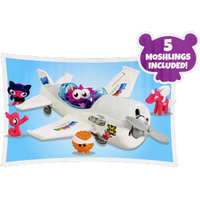 Moshi Monsters Moshling Airways playset decorate airplane plane