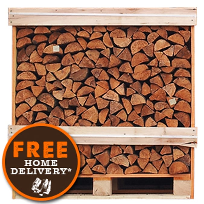Kiln Dried Hardwood Crate (1CM) firewood logs fire wood fuel long burn
