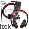 Itek Dynamic Bass Headphones With Built In Mic